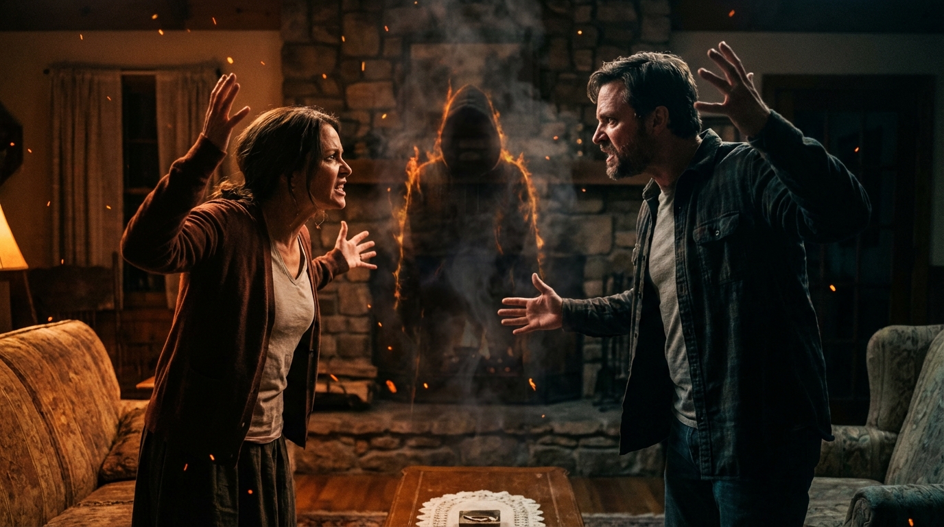 Married couple emotionally disconnected