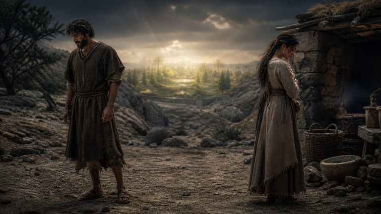 Adam and Eve: Hiding, Blame, and the First Marriage